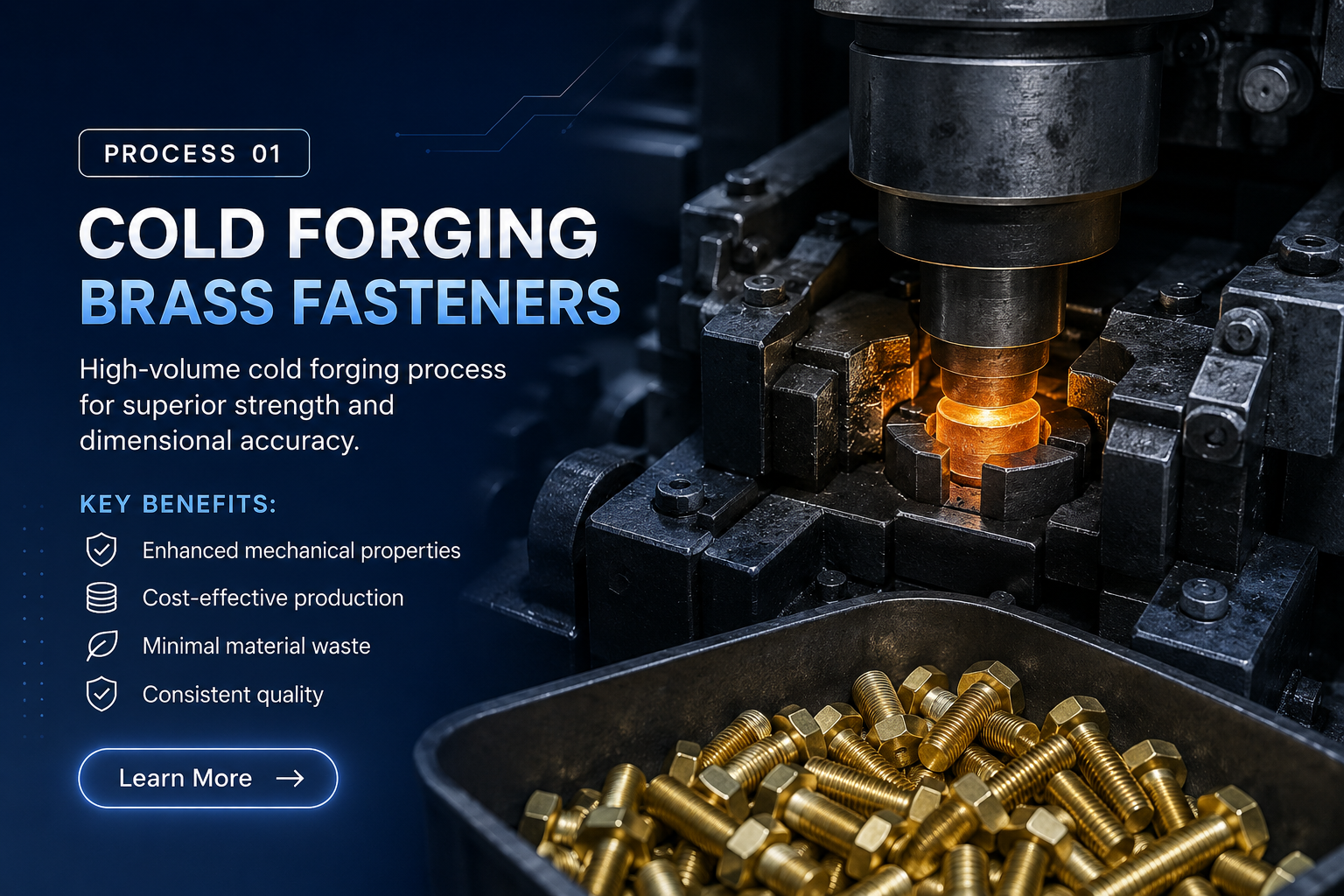 Cold Forging Brass Fasteners