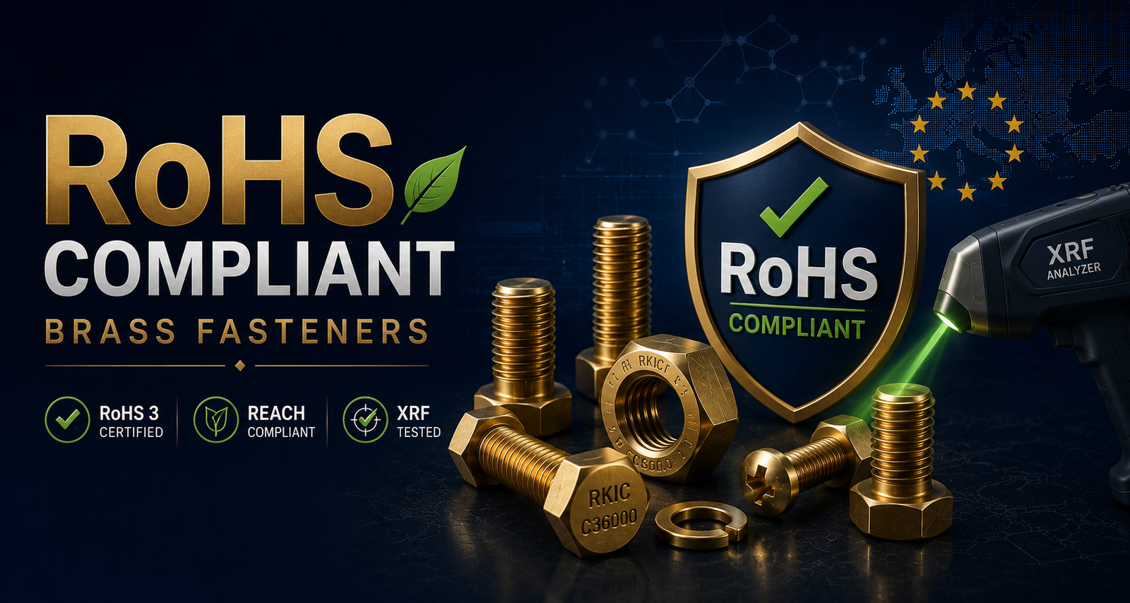 RoHS Compliant Brass Fasteners